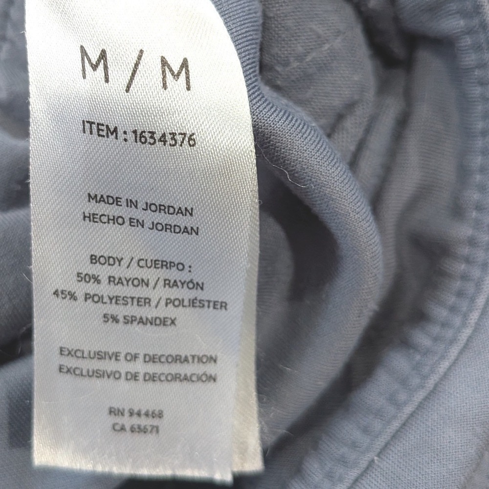 SAGE Collective Womens Light Blue Gray Joggers High Rise Lounge Pants Medium EUC - Picture 5 of 7